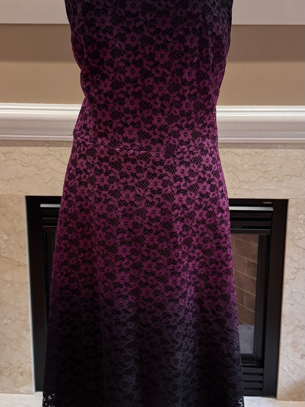 SD Collection Multi-Color Summer Midi Lace Dress